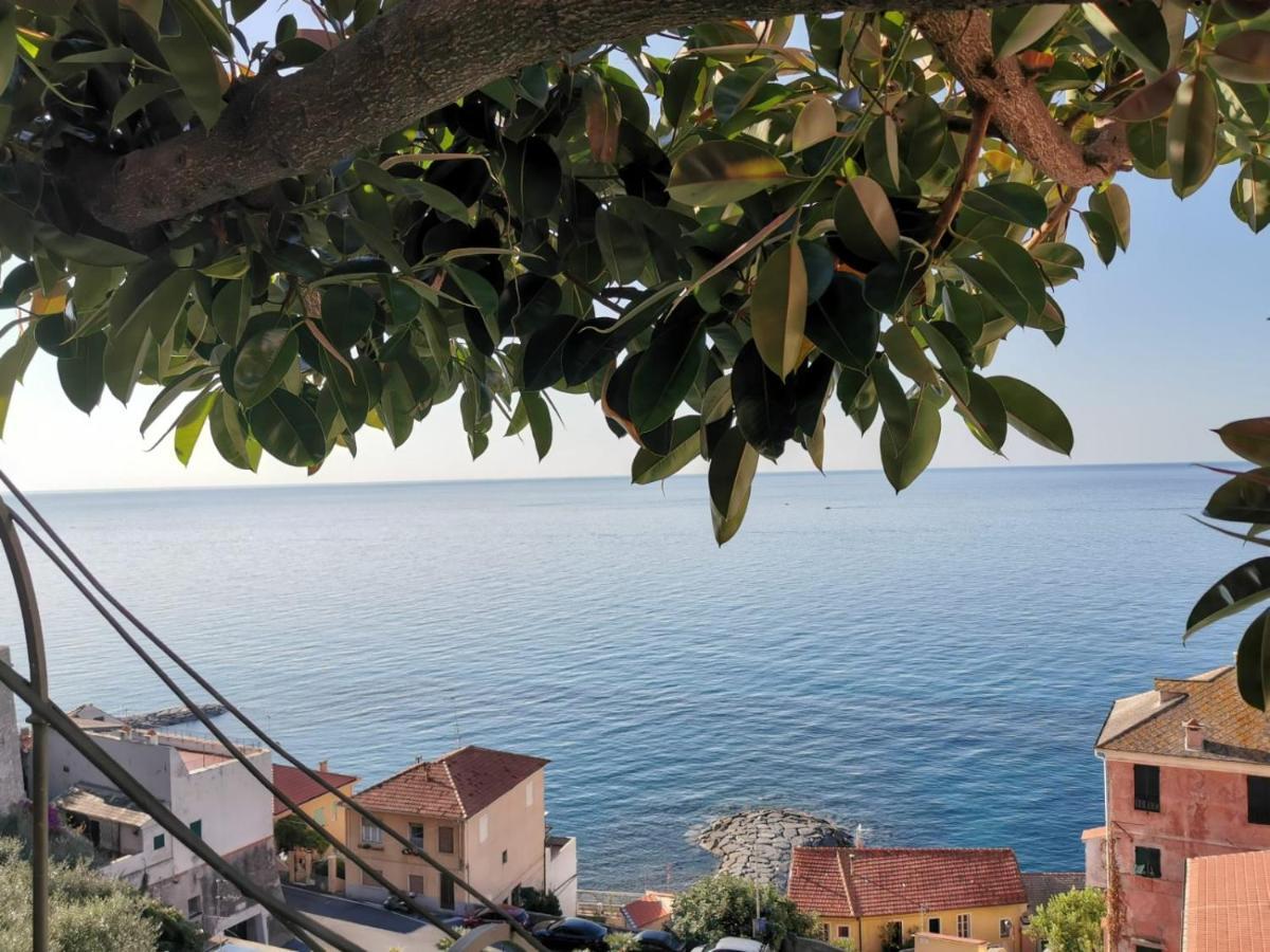 Appartamento nel borgo con splendida vista sul mare Cervo Esterno foto