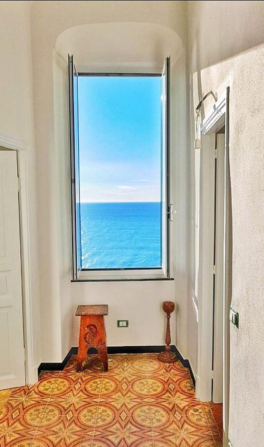 Appartamento nel borgo con splendida vista sul mare Cervo Esterno foto